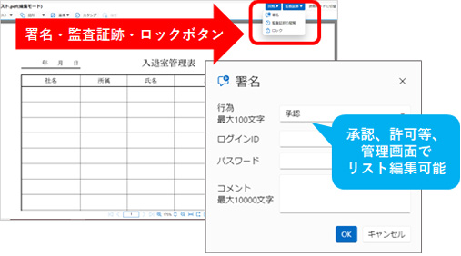 検査記録の承認・監査